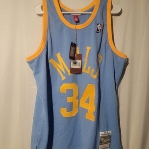 Shaquille O'Neal 2001-02 LA Lakers MPLS Mitchell & Ness Swingman Jersey Size XL